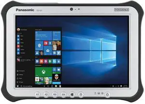 Panasonic Toughpad G1, FZ-G1 MK4 Rugged Tablet, Intel Core i5-6300U, 10.1" Multi Touch + Digitizer, 256GB SSD, 8GB, Wi-fi, Bluetooth, Webcam, Rear Camera, TPM 2.0, LAN Port, Windows 10 Professional Panasonic Toughpad G1, FZ-G1 MK4 Rugged Tablet, Intel Core i5-6300U, 10.1" Multi Touch + Digitizer, 256GB SSD, 8GB, Wi-fi, Bluetooth, Webcam, Rear Camera, TPM 2.0, LAN Port, Windows 10 Professional