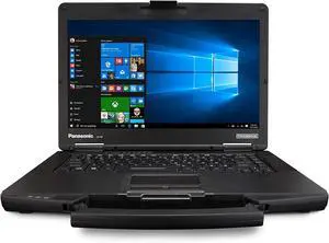 Panasonic Toughbook 54, CF-54 MK2, Semi Rugged Laptop, A Grade, Core i5-6300U @ 2.40GHz, vPro, 14.0" HD, 1TB SSD, 16GB, Backlit Keyboard, 4G LTE, Dual Pass, Win 10 Pro Not Upgradeable to Win 11