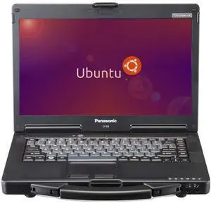 Panasonic Toughbook CF-53 MK4, Rugged Laptop, Intel Core i5-4310U vPro, 2.00GHz, 14-inch HD Touchscreen, 8GB RAM, 256GB SSD, DVD Multi-Drive, Dedicated GPS, 4G LTE, Linux Ubuntu OS