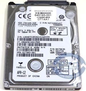 627985-001 / HTS543232A7A384 HITACHI 320GB 5.4K RPM HDD SATA 3.0Gb/s