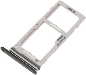 Dual SIM Card Tray For Samsung Galaxy Note 9 N960 SIM Card Reader Sim Tray Holder Sim Slot Replacement Part (Black)