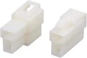 20 Sets 6.3mm 2 Pin Car Automotive Electrical Wire Connector Male Female Housing