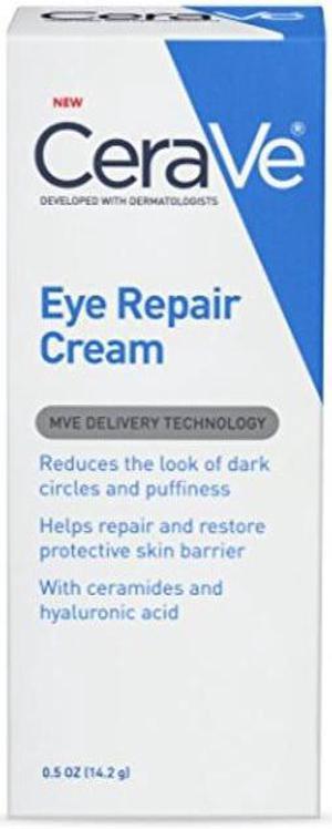 cerave eye repair cream  05 ounce  eye cream for dark circles and puffiness  fragrance free