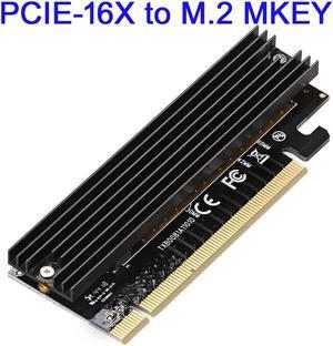 M.2 NVMe SSD NGFF TO PCIE X16 adapter MKey interface card PCI Express 3.0 x16 full speed support MAC Linux Windows