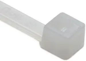 HellermannTyton T30LL9M4 Standard Cable Tie, 11.4" Long, UL Rated, 30lb Tensile Strength, PA66, Natural, 1000/pkg