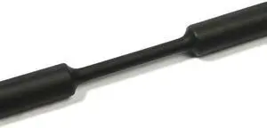 HellermannTyton 309-60306 Heat Shrink Tubing, Mini Reel, 2:1 Shrink Ratio, 1/2", 12.7/6.4 Dia, PO, Black, 25 ft/reel