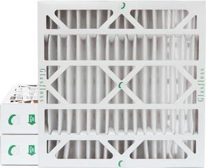 Glasfloss ZL 24x24x4 MERV 10 Pleated 4 Inch Air Filters. Box of 3. Actual Size: 23-3/8 x 23-3/8 x 3-3/4