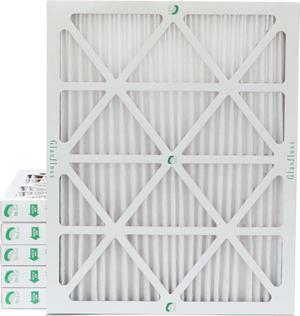Glasfloss ZL 16x20x2 MERV 10 Pleated 2 Inch Air Filters. Box of 6. Actual Size: 15-1/2 x 19-1/2 x 1-3/4
