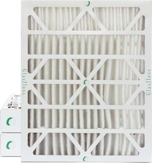 Glasfloss ZL 20x24x4 MERV 10 Pleated 4 Inch Air Filters. Box of 3. Actual Size: 19-3/8 x 23-3/8 x 3-3/4