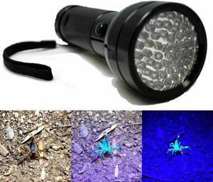 Blacklight Detection 51 LED UV Ultra Violet Mini Flashlight AA Torch Light Lamp