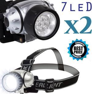 2x 1000LM LED Biking Hiking Headlamp Flashlight Torch Headlight Cree