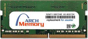 8GB 92M11-S8ECD40 AS-8GECD4 DDR4-2666 260-Pin ECC So-dimm RAM Replacement Memory for Asustor