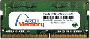 4GB D4NESO-2666-4G DS220+ DDR4 260-Pin Sodimm RAM Replacement Memory for Synology