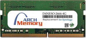 4GB D4NESO-2666-4G DDR4 260-Pin Sodimm RAM Replacement Memory for Synology