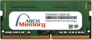 4GB D4NESO-2400-4G DDR4-2400 PC4-19200 260-Pin So-dimm RAM Replacement Memory for Synology