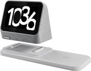 Lenovo Smart Clock Gen 2, Grey, with Charging Station, 3.97" IPS Touch, 1GB, 8GB