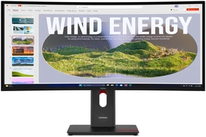 Lenovo ThinkVision 34 inch VA WQHD 120hz USB-C Curved Monitor - T34WD-40 Lenovo ThinkVision 34 inch VA WQHD 120hz USB-C Curved Monitor - T34WD-40