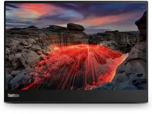 Lenovo ThinkVision 14 inch IPS WXGA+ 60Hz USB-C Portable Touch Monitor - M14t Gen2 Lenovo ThinkVision 14 inch IPS WXGA+ 60Hz USB-C Portable Touch Monitor - M14t Gen2
