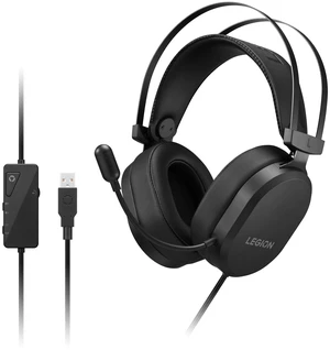 Lenovo Legion H320 7.1 Surround Sound Gaming Headset (Eclipse Black), For Gaming Lenovo Legion H320 7.1 Surround Sound Gaming Headset (Eclipse Black), For Gaming