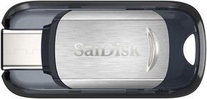 SanDisk SDCZ450-032G MAK 32GB USB 3.1 Flash Drive r150MB/s w40MB/s Type-C SanDisk Ultra Retractable Black/Silver Bulk