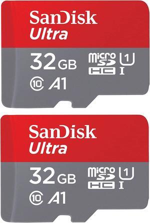 SanDisk Kit of Qty 2 x SanDisk Ultra 32GB microSDHC SDSQUA4-032G-GN6MA