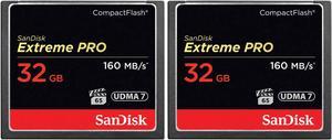 SanDisk Kit of Qty 2 x SanDisk Extreme Pro 32GB CF SDCFXPS-032G-X46