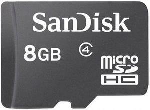 SanDisk SDSDQ-008G CDH 8GB 8p MSDHC Class 4 Micro Secure Digital High Capacity Card w/o adapter in Tray Bulk RFB