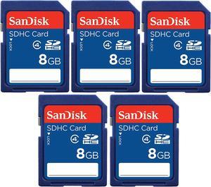 SanDisk Kit of Qty 5 x Sandisk 32GB SDSDB-032G-B35 Card with 1 USB Reader