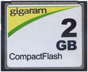 Gigaram CF-2GB-LI CBF 2GB 50pin CF r18MB/s w13MB/s 133X Gigaram CF Card w/ GR Label Bulk