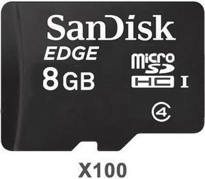 SanDisk Kit of Qty 100 x SanDisk Edge 8GB microSDHC SDSDQAB-008G