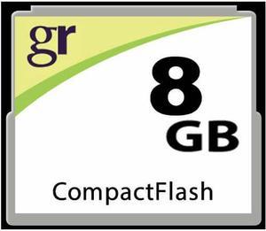 Gigaram CF-8GB-170-LI CBK 8GB 50pin CF r26MB/s w16MB/s 170X Gigaram CF Card w/ GR Label Bulk