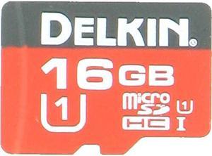 Delkin S216BPH4Y-UR500-P CUQ 16GB 8pin microSDHC r24MB/s w17MB/s C10 U1 UHS-I Delkin microSDHC Memory Card Bulk