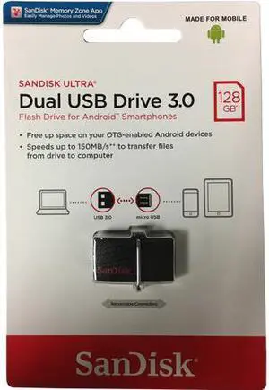 SanDisk Ultra 128GB Dual USB Drive 3.0 (SDDD2-128G-G46) SanDisk Ultra 128GB Dual USB Drive 3.0 (SDDD2-128G-G46)