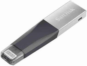 SanDisk SDIX40N-016G CUK 16GB USB 3.0 Flash Drive iXpand Mini Silver/Black