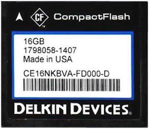 Delkin CE16NKBVA-FD000-D CBL 16GB 50p CF 174x r26MB/s w17MB/s CompactFlash Card bulk