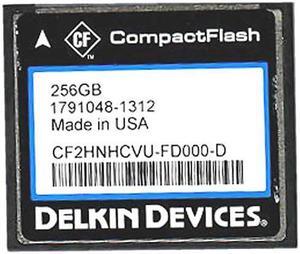 Delkin CF2HNHCVU-FD000-D 256GB 50p CF CompactFlash Card bulk