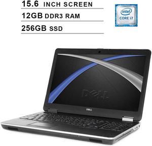 2020 Premium Dell Latitude E6540 15.6 Inch Business Laptop (Intel Quad Core i7-4800MQ up to 3.7GHz, 12GB DDR3 RAM, 256GB SSD, Intel HD 4600, DVD, WiFi, HDMI, Windows 10 Pro) (Renewed)