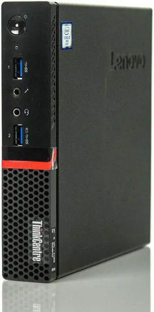 Lenovo ThinkCentre M900 Tiny Desktop Micro Tower PC (Intel Core i5-6500T, 8 GB Ram, 256 GB SSD, USB 3.0, WiFi) Windows 10 Pro (Renewed)