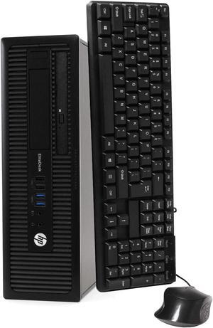 HP EliteDESK 800G1 SFF Slim Business Desktop Computer, Intel I5-4570 3.2 GHz, 8GB RAM, 1TB HDD, DVD, USB 3.0, Windows 10 Pro 64 Bit (Renewed) (8GB RAM 1TB HDD HDMI WiFi)