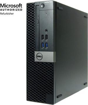 Dell OptiPlex 7040-SFF, Core i5-6500 3.2GHz, 8GB RAM, 480GB Solid State Drive, DVD, Windows 10 Pro 64bit, (Renewed)