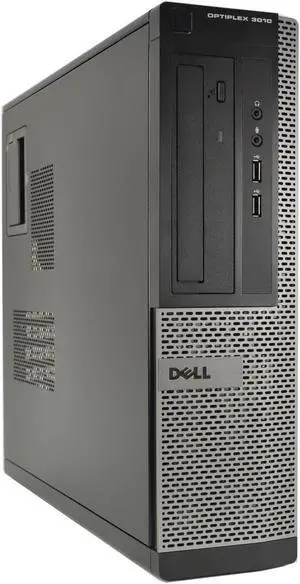 Dell Desktop Computer 3010 Intel Core i3-3220 3.30GHz 4GB DDR3 Ram 250GB Hard Drive DVD Windows 10 Pro (Renewed)