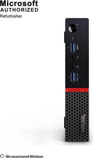 Lenovo ThinkCentre M900 Tiny Business PC, Intel Quad Core i5 6600T up to 3.5GHz, 8G DDR4, 512G SSD, WiFi, BT 4.0, Windows 10 Pro 64-Multi-Language Support English/Spanish/French(Renewed)