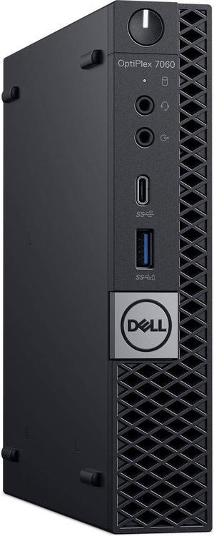 Dell Optiplex 7060 Micro Tower | Intel Core i5-8600T 6 Core | 16GB DDR4 | 256GB PCIe M.2 NVMe SSD + 1TB HDD | Windows 10 Pro (Renewed)