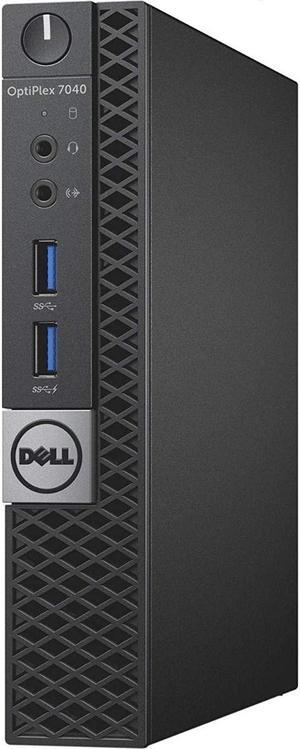 Dell Optiplex 7040 Micro Form Factor Desktop, Intel Quad Core i5 6600T 2.7Ghz, 16GB DDR4, 256GB SSD Hard Drive, HDMI, Windows 10 (Renewed)