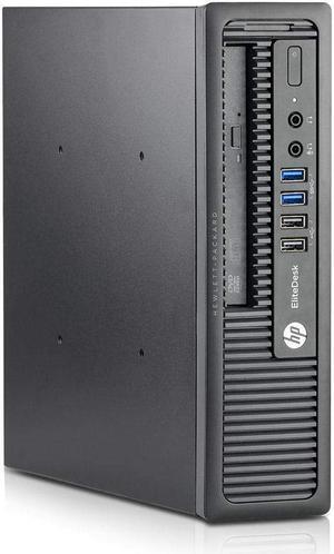 HP EliteDesk 800 G1 Ultra Small Desktop (USDT) Intel Core i5 4570S 2.9Ghz, 16GB RAM, 256GB SSD Hard Drive, USB 3.0, DVDRW, Windows 10 (Renewed)