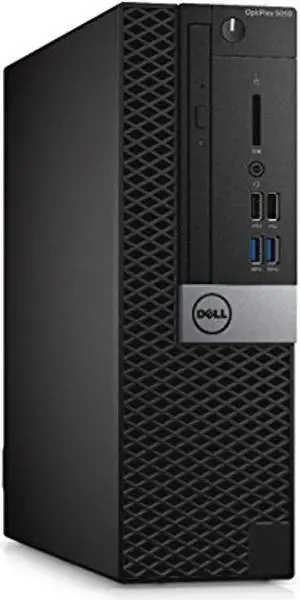 Dell OptiPlex 5050 Small Form Factor Business Desktop Computer (Intel Core i5-7500, 8GB DDR4, 500GB HDD) Windows 10 Pro (Renewed) (H60K4-cr)