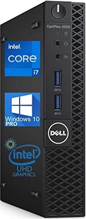 Refurbished Dell OptiPlex 3050 Micro Desktop Computer Intel Core i76700T Upto 36GHz 16GB RAM 512GB SSD AC WiFi Bluetooth DisplayPort HDMI  Windows 10 Pro Renewed