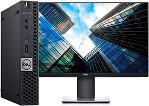Dell Optiplex 7060 Micro MFF Desktop PC Intel i7-8700T 6-Cores 2.40GHz 8GB DDR4 128GB M.2 NVMe SSD(Boot)+256GBSSD, WiFi BT HDMI, with Dell 24 P2419HLCD Windows 10 Pro (Renewed) â?¦