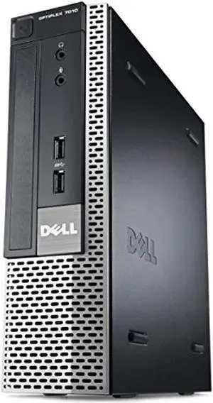 Dell Desktop Computer Optiplex 7010 USFF - Intel Core i3-3220 3.3GHz, 8GB DDR3 RAM, 480GB SSD, Windows 10 Pro (Certified Renewed)