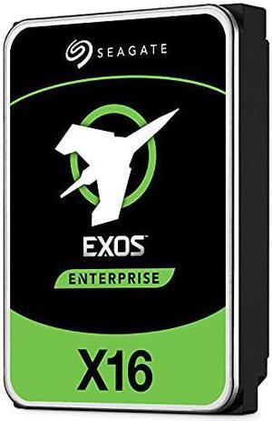 Seagate Exos X16 12TB Internal Hard Drive Enterprise HDD - CMR 3.5 Inch Hyperscale SATA 6Gb/s, 7200RPM, 512e/4Kn, 256MB Cache, Frustration Free Packaging (ST12000NM001G) (ST12000NM001G)